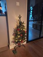 Kunstkerstboompje met een platte zijde voor raam of muur, Ophalen