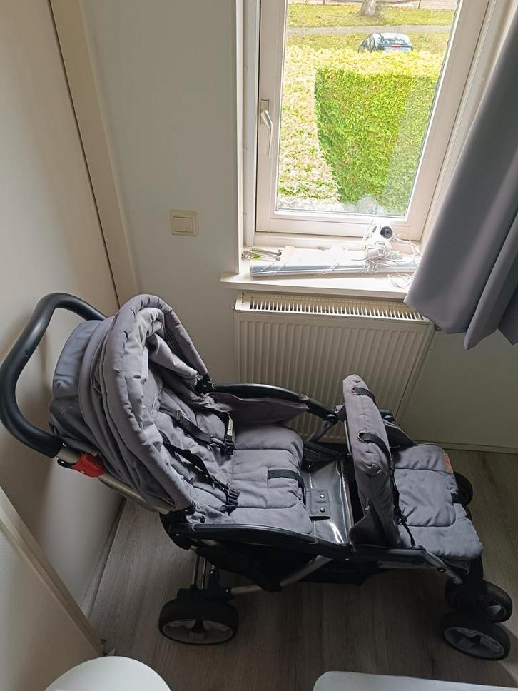 Topmark Duowagen / Buggy - Grijs, Kinderen en Baby's, Kinderwagens en Combinaties, Ophalen