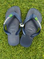 Havaianas slippers maat 31-32 - blauw, Gebruikt, Jongen of Meisje, Overige typen, Ophalen of Verzenden