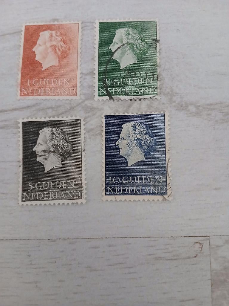 Koningin Juliana  1954  gest, Postzegels en Munten, Postzegels | Nederland, Ophalen of Verzenden