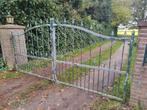 Authentiek smeedijzeren inrijhek – opknapper met karakter, Tuin en Terras, Tuinpoorten, Ophalen, Gebruikt, IJzer, 200 cm of meer