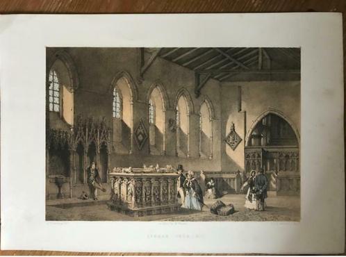 1843-1850 : 3 litho's uit Engeland - - - william walton - -, Antiek en Kunst, Kunst | Litho's en Zeefdrukken, Ophalen of Verzenden
