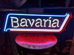 Bavaria Neon, Ophalen, Zo goed als nieuw, Reclamebord, Plaat of Schild, Bavaria