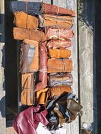 Lappen leer. Beren maken oa. 17,5 kg., Ophalen of Verzenden, Zo goed als nieuw, Leer of Kunstleer