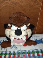 Taz Tasmanian Devil knuffel met leren jas 25 cm groot, Ophalen of Verzenden