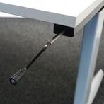 Zwartwoud Zettoe Slingerbureaus | 160 x 80 cm | 62 - 83 cm |, Ophalen of Verzenden, In hoogte verstelbaar, Gebruikt, Bureau