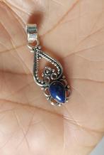 Zilveren hanger met natuurlijke Lapis Lazuli zilver 925, O.T., Blauw, Nieuw, Ophalen of Verzenden