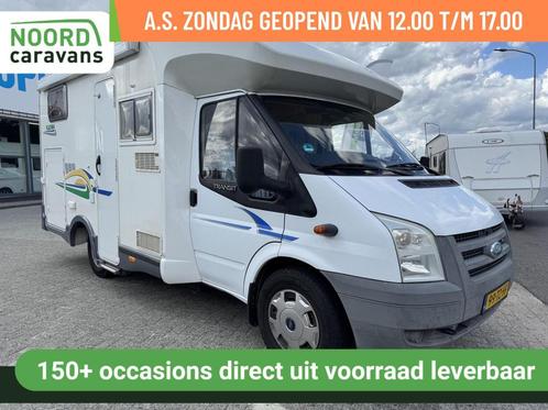 Chausson TRIGANO FLASH 04, DWARSBED, 93689 KM !, Caravans en Kamperen, Campers, Bedrijf, tot en met 4, Half-integraal, Chausson