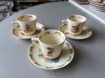 Drie kop en schotels kinderservies Bunnykins, Antiek en Kunst, Antiek | Servies los, Ophalen of Verzenden