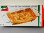 Nieuwe Glazen Lasagneschaal met houder, Merk Simax, Ophalen of Verzenden, Nieuw