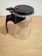 MOET NU WEG!! HANDIGE GLAZEN THEEPOT | TEAPOT OF GLASS, Huis en Inrichting, Ophalen of Verzenden, Gebruikt