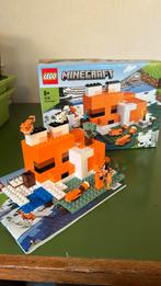 Minecraft lego 21778 met doosje en boekje, Ophalen of Verzenden, Zo goed als nieuw, Lego