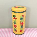 Vintage Verkade blik - geel Oost-Indische kers beschuitblik, Ophalen of Verzenden, Gebruikt, Beschuit, Verkade