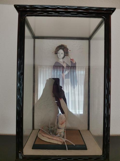 Japanse Giesha pop, Verzamelen, Poppen, Gebruikt, Pop, Ophalen