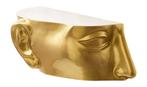 Polspotten head right top gold design bijzettafel, Huis en Inrichting, Ophalen of Verzenden, Nieuw, Rond, Minder dan 50 cm