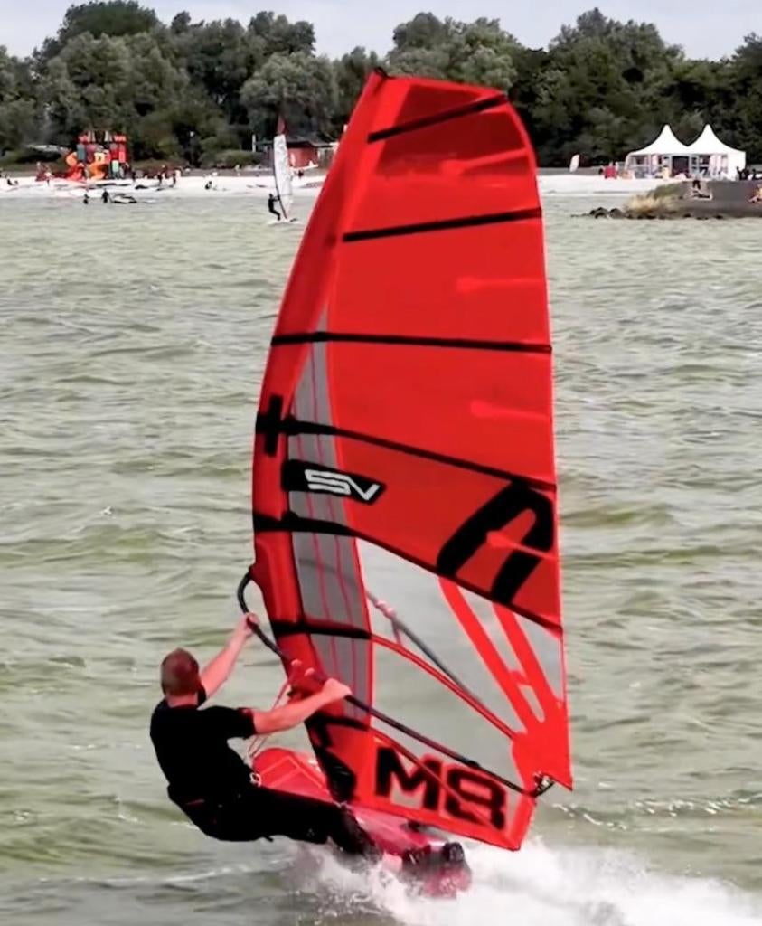 Severne Mach 8 7,5/6,5/5.0 Mach 5 Luderitzh edition  5.2, Watersport en Boten, Ophalen, Zo goed als nieuw, Zeil, 5 tot 7 m²