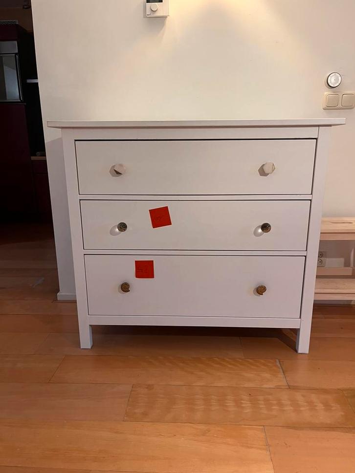 Hemnes ladekast, Huis en Inrichting, Kasten | Ladekasten, Gebruikt, Overige houtsoorten, 3 of 4 laden, Ophalen