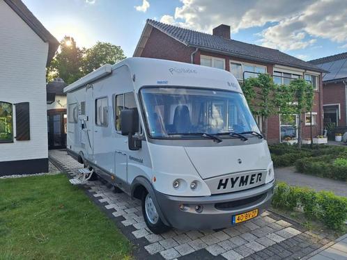 Hymer 654 fransbed 2004 ,hefbed, bearlock airco,zeer netjes, Caravans en Kamperen, Campers, Particulier, Integraal, tot en met 4