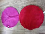 Vloerkleed rood en fuchsia roze. NIEUW, Ophalen of Verzenden, Zo goed als nieuw, Kleed of Kussen