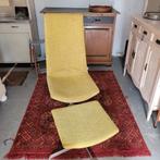 Vintage relaxfauteuil draaifauteuil van Kare met voetenbank, Huis en Inrichting, Ophalen, Gebruikt, Brocante La Campagne, Rian.verbeet@gmail.com