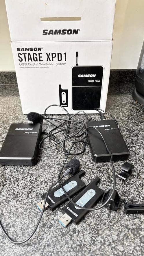 Samson Stage XPD1 USB draadloze microfoonset, Audio, Tv en Foto, Overige Audio, Tv en Foto, Gebruikt, Ophalen of Verzenden