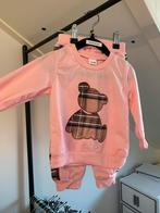 Broek en trui met beer roze, Kinderen en Baby's, Babykleding | Maat 80, Meisje, ., Nieuw, Ophalen of Verzenden