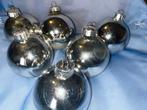 Vintage zilver kerstbal, Diversen, Kerst, Ophalen of Verzenden