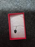 Nieuwe zilveren ketting 925 letter T op schild 45 cm np €40, Ophalen of Verzenden, Zo goed als nieuw, Zilver, Zilver