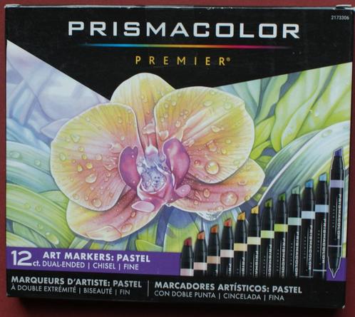 Prismacolor Premier Art Markers, set van 12 pasteltinten, Hobby en Vrije tijd, Tekenen, Nieuw, Potlood of Stift, Verzenden