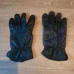 Echt lederen handschoenen zwart heren S/M, Ophalen of Verzenden, Gedragen, Maat 46 (S) of kleiner, Handschoenen