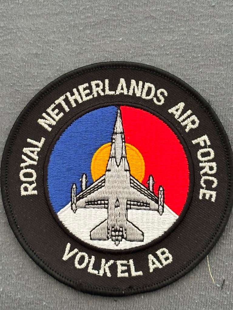 Roundel RNLAF Volkel AB embleem, Verzenden, Nieuw, Patch, Badge of Embleem
