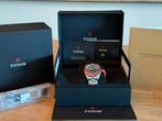 Tudor Black Bay 41 Burgundy RED Full-Set 2023 met extra band, Staal, Staal, Polshorloge, Zo goed als nieuw