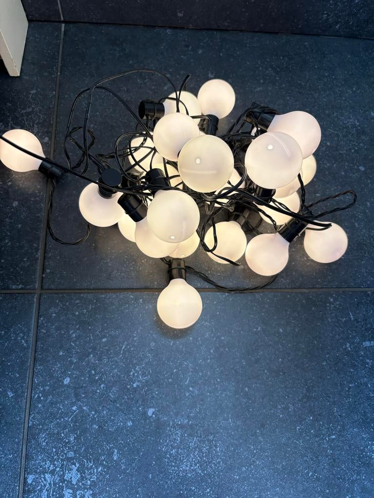 IKEA Lantaarnslang / Feestverlichting - 8,6 meter, Tuin en Terras, Buitenverlichting, Kunststof, Gebruikt, Minder dan 50 watt