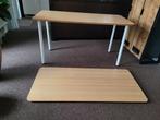2x Ikea Anfallare bamboe bureaublad  + 4x Adils tafelpoot, Ophalen, Zo goed als nieuw, Bureau