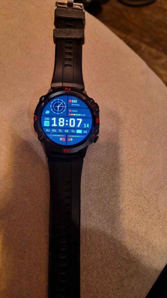 smartwatch, Zwart, Nieuw, Ophalen of Verzenden, Stappen