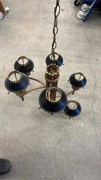 Vintage regency gilt bamboo spiral lamp, Zo goed als nieuw, C, D, Ophalen