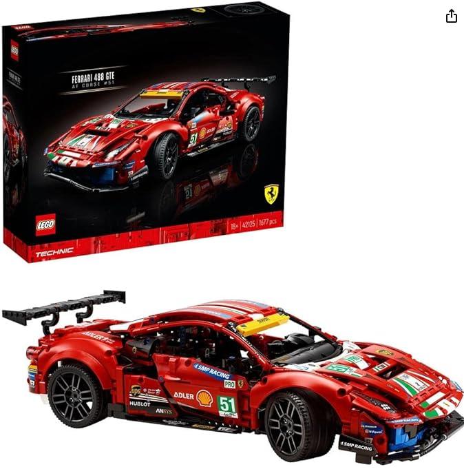 Lego technic Ferrari, Lego, Ophalen of Verzenden, Zo goed als nieuw, Complete set