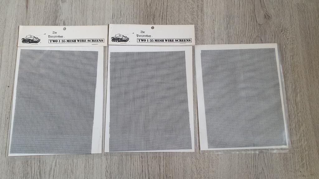 Panzershop 1/35 mesh wire screens, Overige merken, Tank, 1:32 tot 1:50, Ophalen of Verzenden