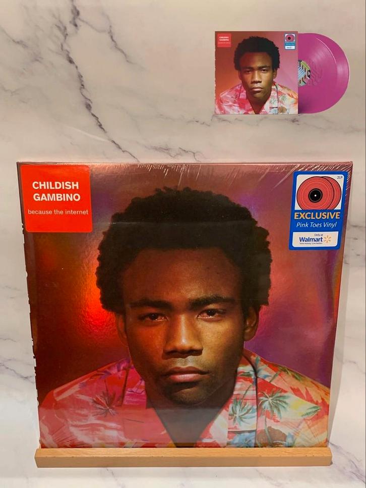 Childish Gambino - Because the Internet (Pink Toes Vinyl), Cd's en Dvd's, Vinyl | Hiphop en Rap, Nieuw in verpakking, 2000 tot heden