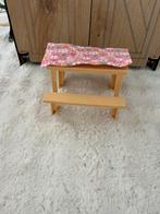Poppen Picknicktafel met Kleedje, Ophalen of Verzenden, Zo goed als nieuw, Overige typen