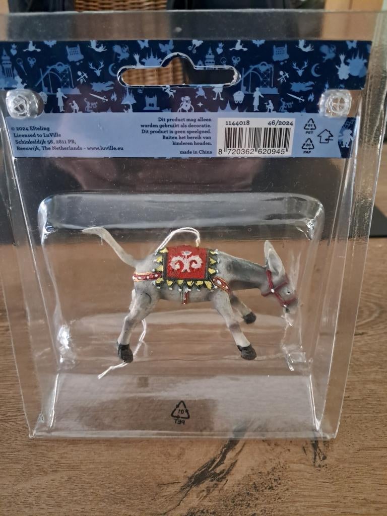 Kruidvat efteling ezel kerstboomhanger, Diversen, Kerst, Ophalen