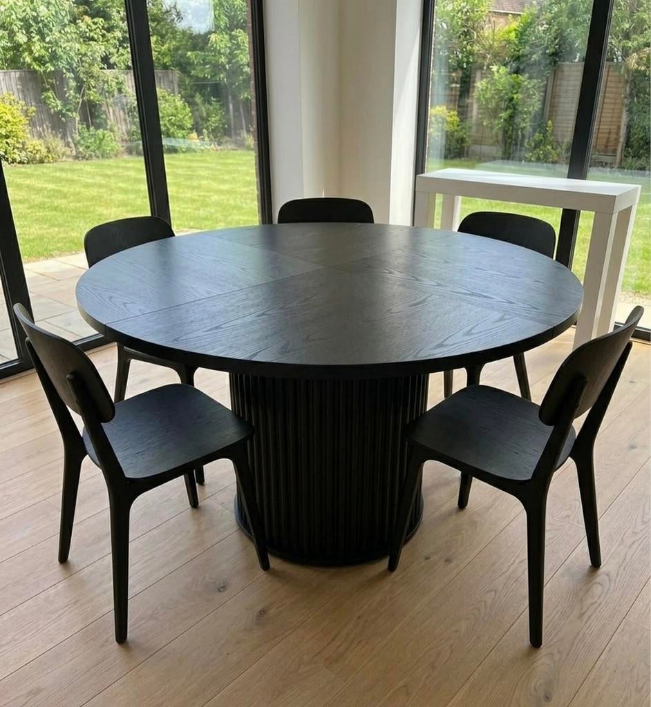 Nieuwe stevige en prachtige ronde eettafel, Huis en Inrichting, Tafels | Eettafels, 100 tot 150 cm, Rond, Nieuw, Ophalen of Verzenden