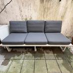 Donkergrijze kussenset voor buitenbank, Ophalen, Gebruikt