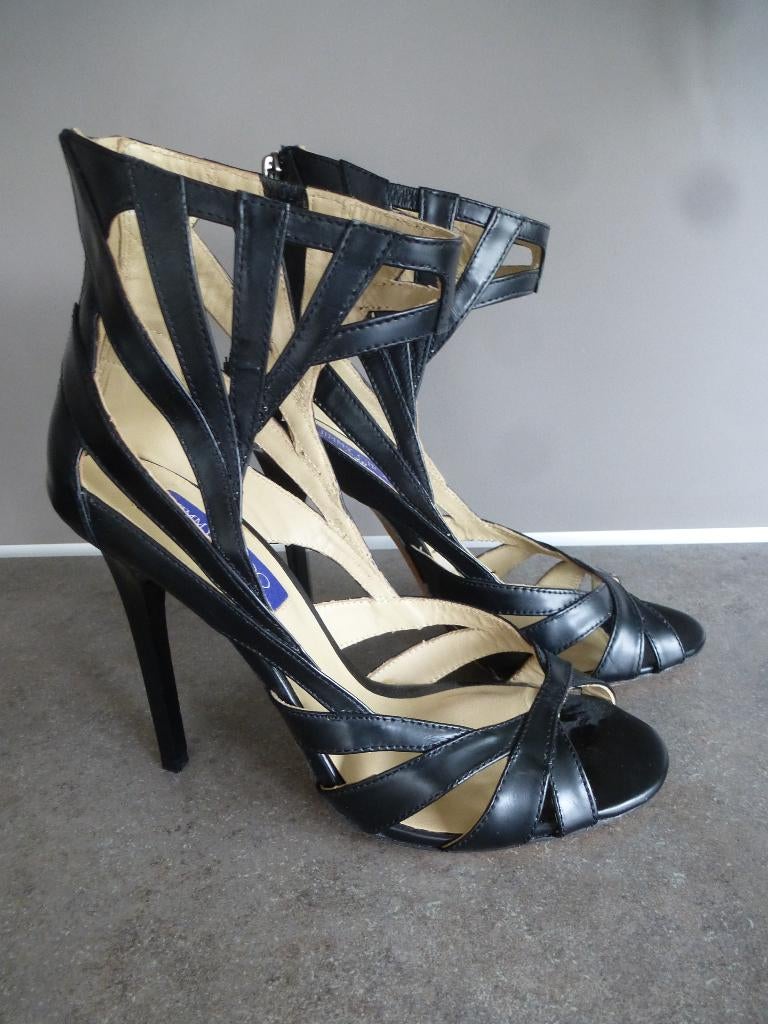 Jimmy Choo for H&M heels maat 39 zwart, Zwart, Ophalen of Verzenden, Schoenen met hoge hakken, Jimmy Choo