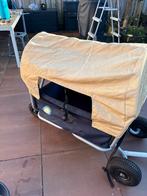 Beachtrekker bolderkar met huif en luchtbanden, Ophalen, Opvouwbaar, Gebruikt