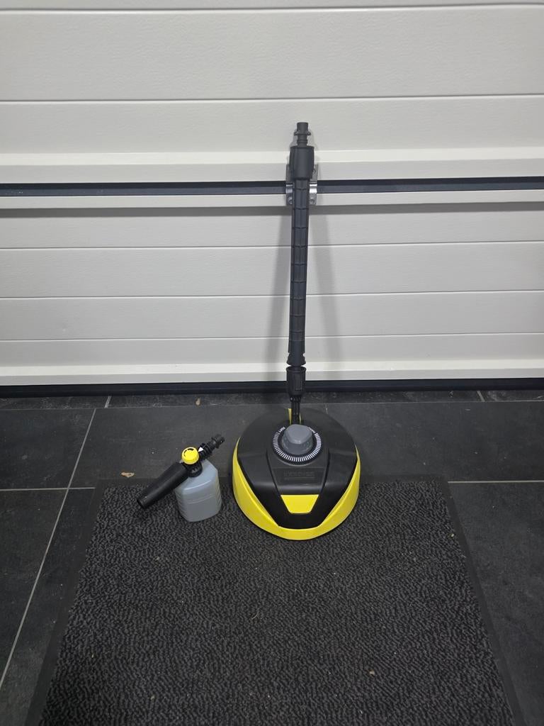 Hogedrukreiniger voor Karcher K1-K7 Hogedrukreiniger Roterende Platte Oppervlaktereiniger Roterende Borstel Lange Handvat Waterdichte Vloer Scrub Patio Cleaner Voor Outdoor Patio Cleaner Auto Cleaning