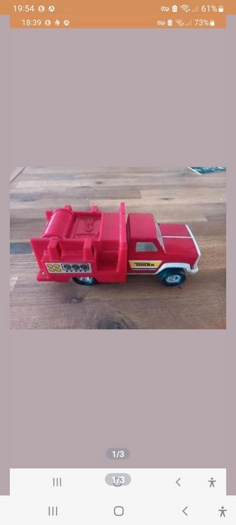 Vintage Tonka sleepwagen speelgoedauto, Kinderen en Baby's, Speelgoed | Speelgoedvoertuigen, Gebruikt, Ophalen of Verzenden