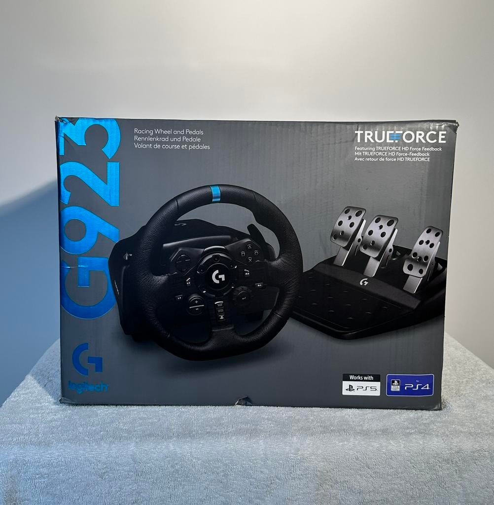 Logitech G923 TRUEFORCE  voor PlayStation 5, PS 4 & pc, Ophalen, Zo goed als nieuw, PlayStation 4