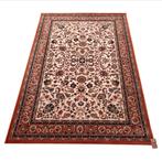 Vintage Perzisch wol Saphire vloerkleed Orange 140x202cm, 100 tot 150 cm, Klassiek, Oosters, Traditioneel, Crème, Onbekend