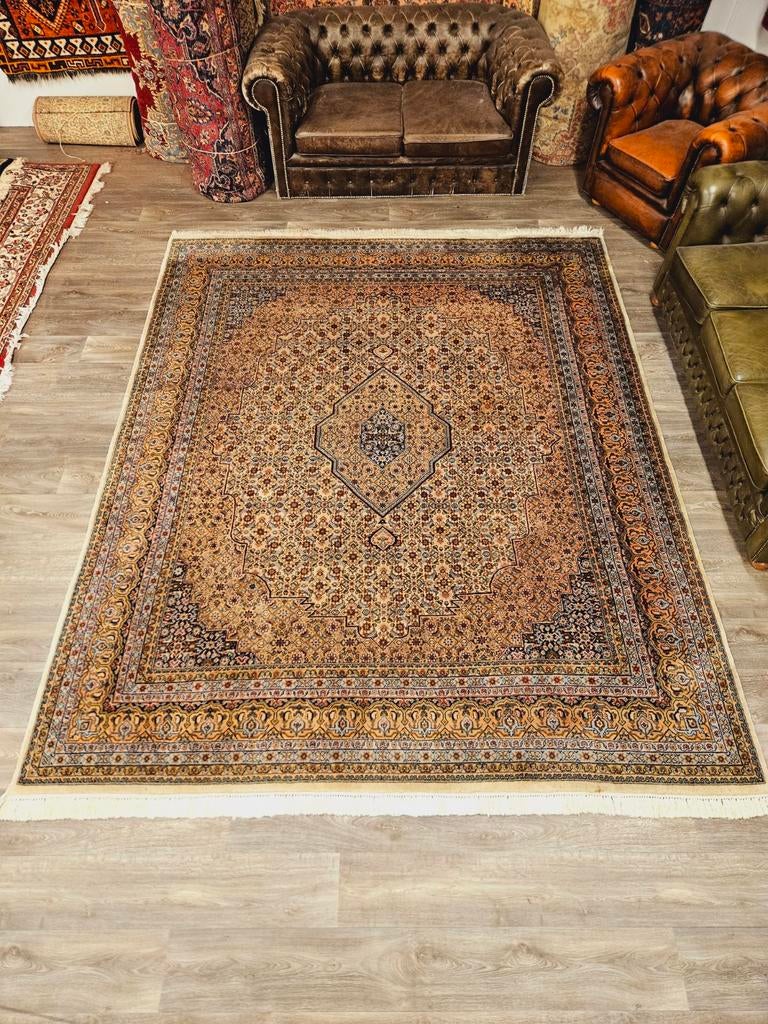 Perzisch Handgeknoopt Bidjar Tapijt. Prachtige kleuren!, Huis en Inrichting, Crème, Perzisch, 200 cm of meer, Ophalen of Verzenden